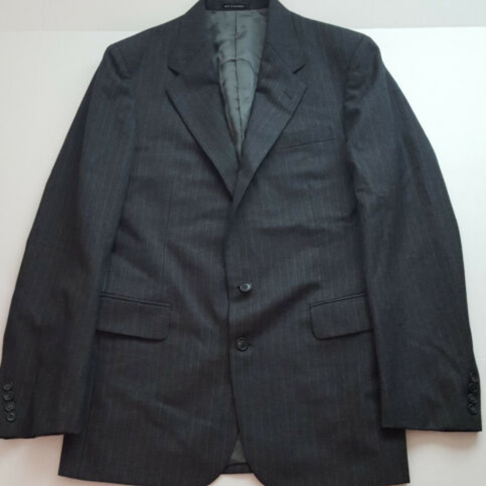 SOLD! Christopher Hayes Mens 44L Pinstripe Blazer